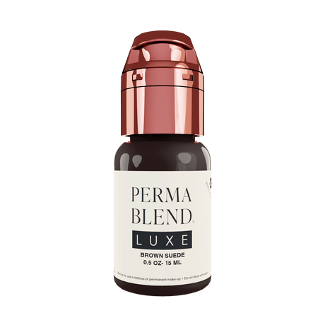 Imagen detallada de PERMABLEND LUXE BROWN SUEDE (15 ml) en Viking Tattoo Shop, perfecto para tus proyectos de tatuaje.