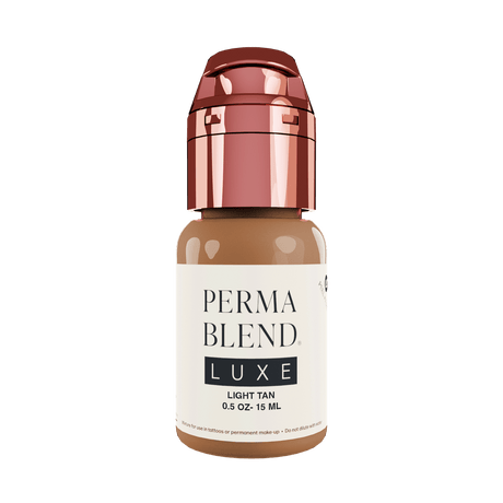 Fotografía de PERMABLEND LUXE LIGHT TAN (15 ml) en Viking Tattoo Shop, suministros premium para artistas del tatuaje.