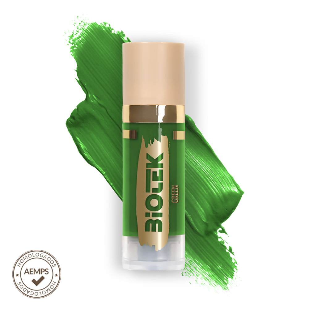 Pigmento Biotek Green - Verde para Correcciones - 7ml | Maquillaje Permanente