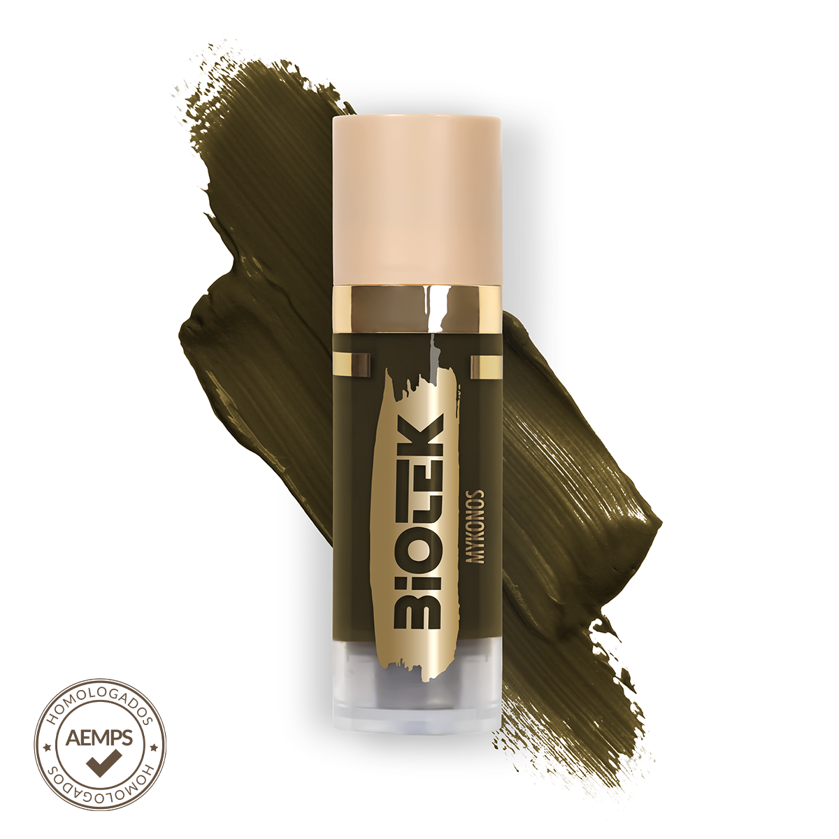 Pigmento Biotek Mykonos - Marrón Oscuro Frío para Cejas - 7ml | Maquillaje Permanente