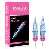 Cartuchos Emalla Eliot Micro PMU Round Liner Long Taper - 20 Unid