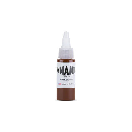 Imagen de alta calidad de Dynamic - Brown 1 oz en Viking Tattoo Shop, ideal para tatuadores exigentes.