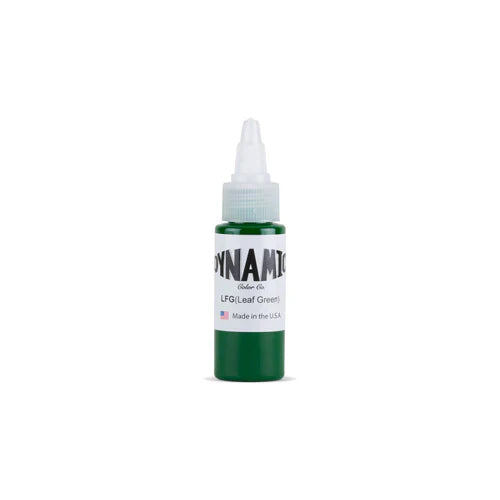 Imagen detallada de Dynamic - Leaf Green 1oz en Viking Tattoo Shop, perfecto para tus proyectos de tatuaje.