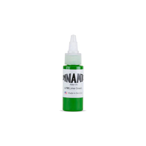 Visualiza Dynamic - Lime Green 1 oz en Viking Tattoo Shop, herramienta esencial para tatuadores profesionales.