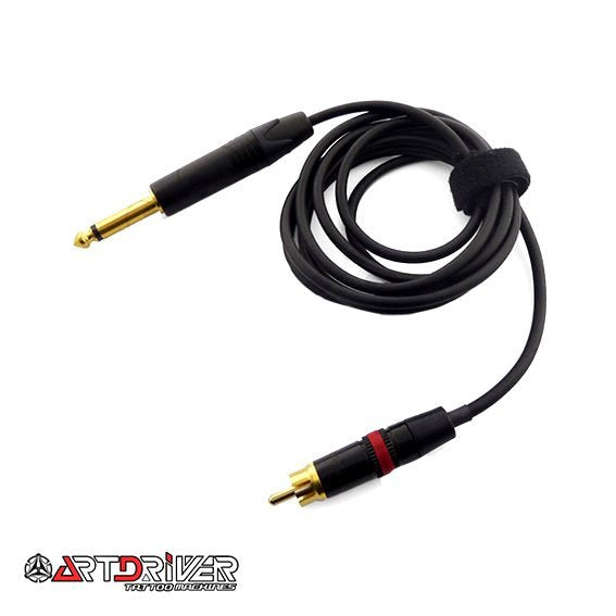 Imagen de alta calidad de Cable RCA1 de ArtDriver en Viking Tattoo Shop, ideal para tatuadores exigentes.