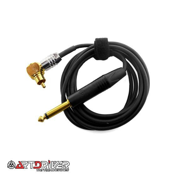 Imagen de Cable RCA3 de ArtDriver disponible en Viking Tattoo Shop, insumos de alta calidad para tatuadores.