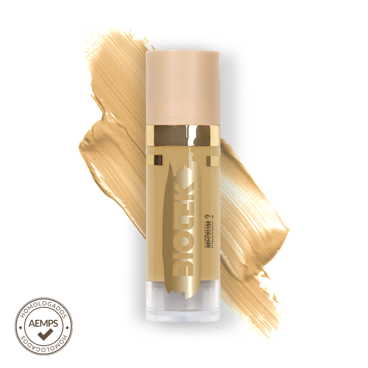 Pigmento Biotek Medium 2 - Tono Piel Medio Oscuro - 7ml | Maquillaje Permanente