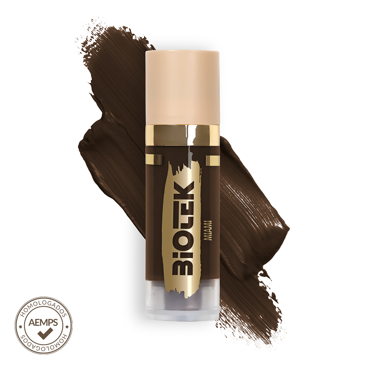 Pigmento Biotek Miami - Moreno Oscuro Cálido para Cejas - 7ml | Maquillaje Permanente