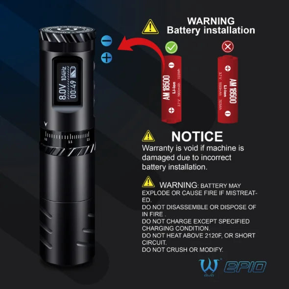 ROTATIVA AVA EP10 ADJUSTABLE STROKE WIRELESS PEN