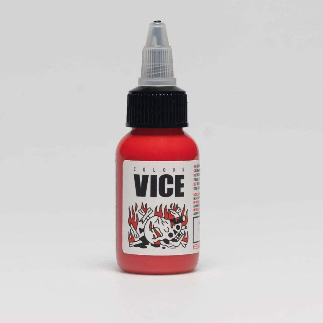 Tinta para Tatuajes Vice Colors - Redbenga 1 oz